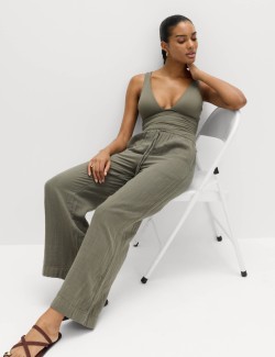 Tummy Control Deep Plunge Swimsuit