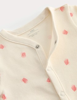 2 Piece Cotton Cinema Sleepsuit with Bib (7lbs-2 Yrs)