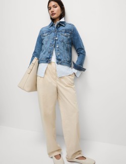 Denim Jacket with Stretch