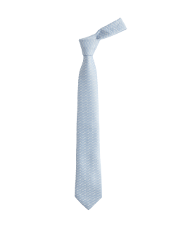 Textured Fan Design Tie