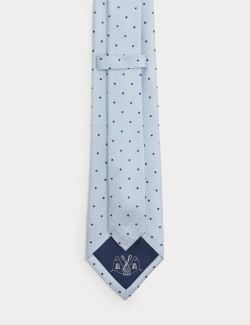 Pure Silk Polka Dot Tie