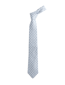 Paisley Geometric Pure Silk Tie