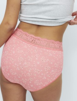 5pk Cotton Rich Printed Full Briefs