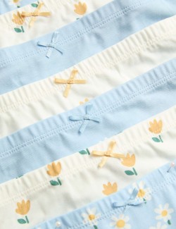 7 Pack Floral Knickers (18 Mths-14 Yrs)