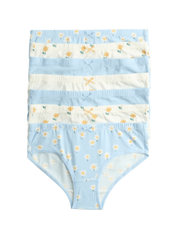 7 Pack Floral Knickers (18 Mths-14 Yrs)