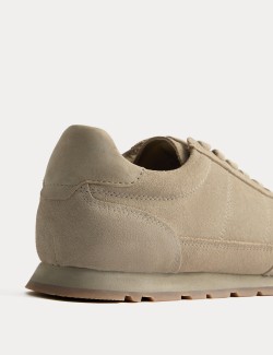 Semišové šněrovací běžecké tenisky