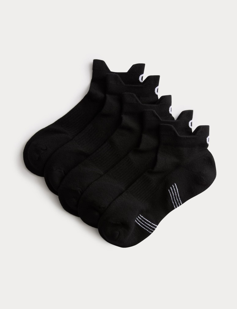 Odpružené krátké ponožky Trainer Liners™ s technologií Cool & Fresh™, 5 párů v balení