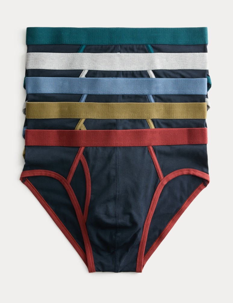 5 Pack Cotton Rich Cool & Fresh™ Briefs