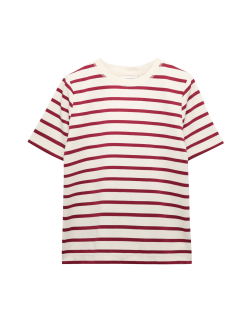 Pruhované tričko s vysokým obsahem bavlny