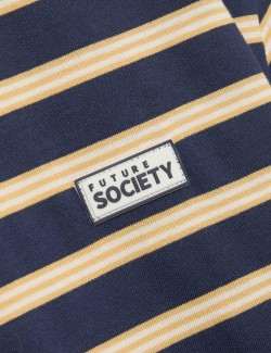 2 Pack Pure Cotton Striped T-Shirts (6-16 Yrs)