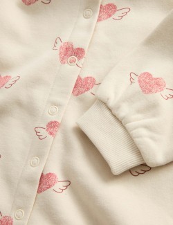 Overal s kapucí s vysokým podílem bavlny (0–3 roky)