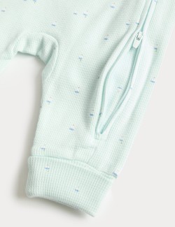 3 Pack Pure Cotton Nautical Sleepsuits  (6½lbs-3 Yrs)