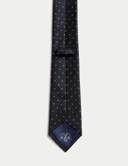 Pure Silk Polka Dot Tie