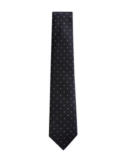 Pure Silk Polka Dot Tie