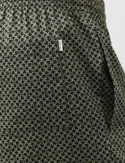 Cotton Rich Printed Pyjama Shorts