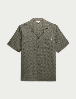 Cotton Rich Printed Pyjama Top