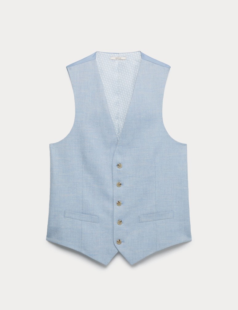 Textured Stretch Waistcoat