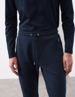 Regular Fit Cotton Rich Cuffed Joggers