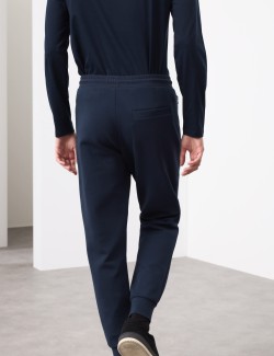 Regular Fit Cotton Rich Cuffed Joggers