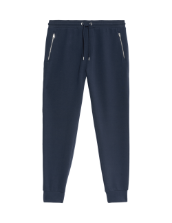 Regular Fit Cotton Rich Cuffed Joggers
