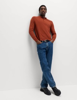 Cotton Rich Knitted Polo Shirt