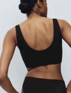 3 Pack Seamless V-Neck Crop Tops
