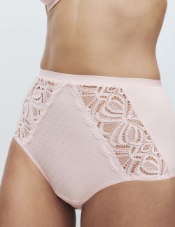 Kalhotky do pasu Amelia s krajkou, 3 ks