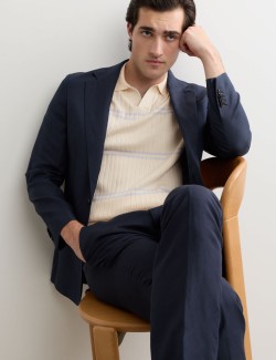 Pletená polokošile s vysokým podílem vlny merino a příměsí hedvábí