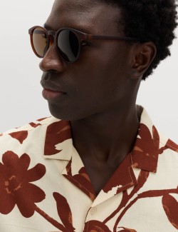 Košile klasického střihu s krátkým rukávem, z čisté bavlny