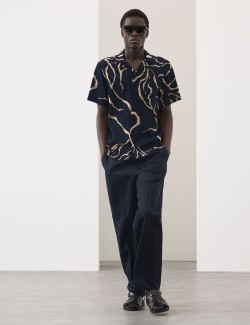 Regular Fit Printed Short Sleeve Shirt