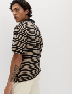 Polokošile volného střihu s texturou a s vysokým podílem bavlny