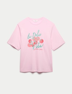 Cotton Modal Tomato Print Pyjama Top