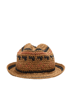 Kids’ Straw Trilby Hat