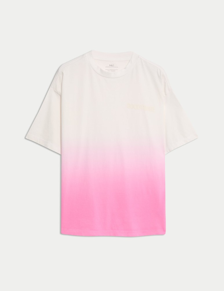 Pure Cotton Ombre T-Shirt (2-16 Yrs)