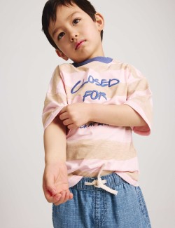 Ripstopové džíny s rovnými nohavicemi z čisté bavlny (2–8 let)