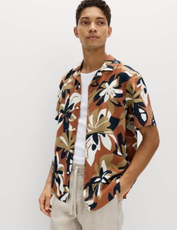 Linen Rich Hawaiian Shirt