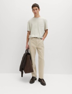 Volné barvené tričko z čisté bavlny