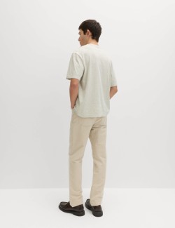 Volné barvené tričko z čisté bavlny