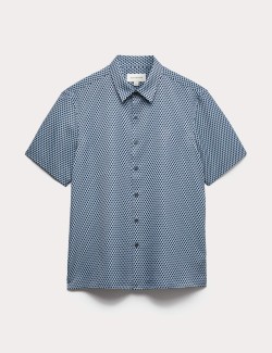 Košile s krátkými rukávy a geometrickým potiskem