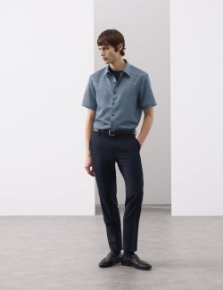 Košile s krátkými rukávy a geometrickým potiskem