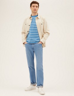 Straight Fit Stretch Jeans