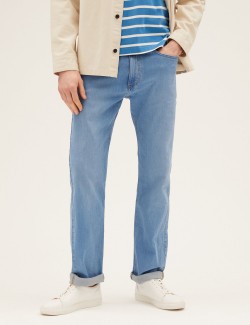 Straight Fit Stretch Jeans