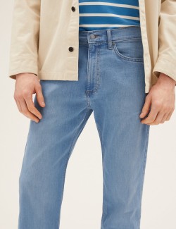 Straight Fit Stretch Jeans