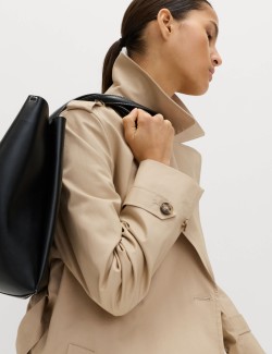 Trenčkot s vysokým obsahem bavlny