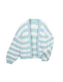 Pruhovaný pletený kardigan (6–16 let)