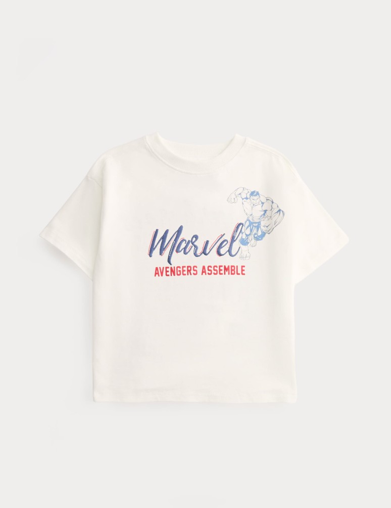Pure Cotton Marvel™ Avengers™ T-shirt (2-8 Yrs)