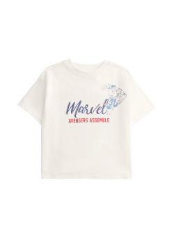 Pure Cotton Marvel™ Avengers™ T-shirt (2-8 Yrs)
