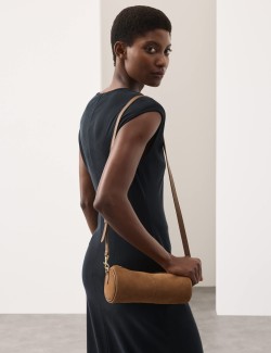 Semišová taška přes rameno