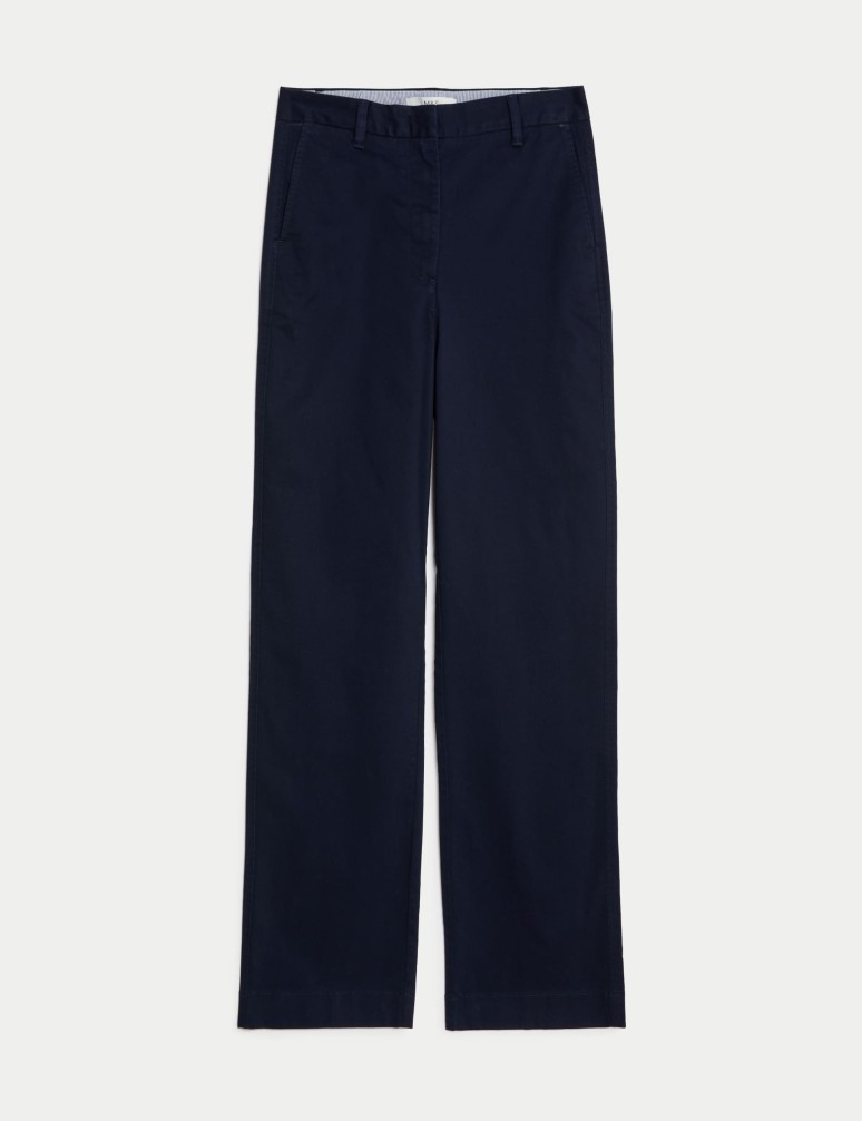 Cotton Rich Straight Leg Chinos