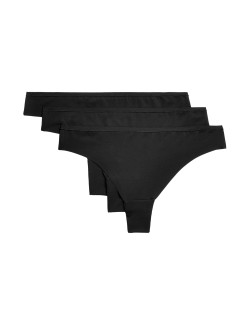 3pk Flexifit™ No VPL Thongs